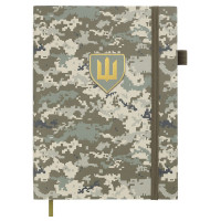 Щоденник датований 2025 Military Штуч.шкіра. Buromax