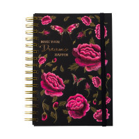 Блокнот на пружині збоку Sense A5 80aрк.крапка.тв облкл