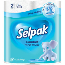 Selpack Comfort Рушник кухонний білий 2шт.8847