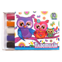 Пластилін 10кол.200гр."1Вересня"