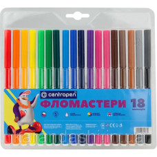 Фломастери 18 кол."Centropen"