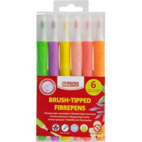 Фломастери-Пензлики Brush-Tipped Jumbo 6 кольорів