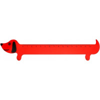 Лінійка пластикова DOG 15 см. СF 81344