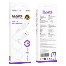Кабель I-phone Borofone BX113 1.0m Silicone