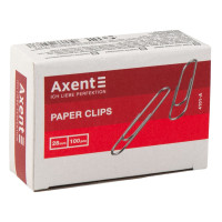 Скріпки нікельовані , 28 мм 100штуп