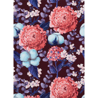 Книга Записна А5,96 арк.кліт. Bloom Фіолет