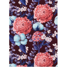 Книга Записна А5,96 арк.кліт. Bloom Фіолет