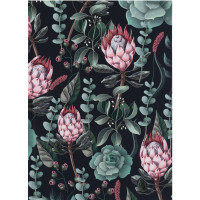 Книга Записна А5,96 арк.кліт. Bloom Зелена