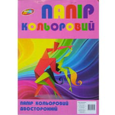 Папір кол. А4,кол.9арк двостор.