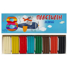 Пластилін Джамбі 8 кольорів.