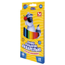 Олівці акварельні шестигранні 12 кольорів