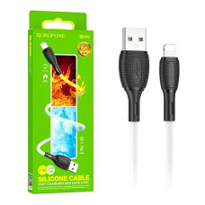 Кабель I-phone Borofone BX86 White 1m