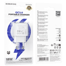 Зарядка USB Borofone BAS42A QC 3.0
