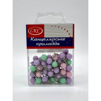 Кнопка 60 шт."Кулька 8мм"декор. у пласт.2012