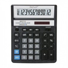 Калькулятор "Rebell" BDC-712 BK BX,бухгалтерський,12Р