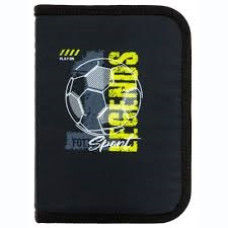 Пенал Class Football 1 ярус 1 відворот поліестер 25108C