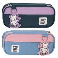 Пенал-гаманець SAFARI 22х6х9см з кишенею поліестер асорті 25708S