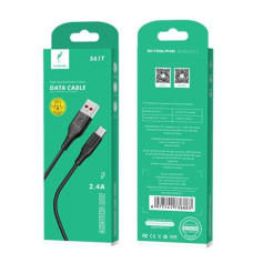 Кабель USB Type-C SkyDolphin S61 Black 2m
