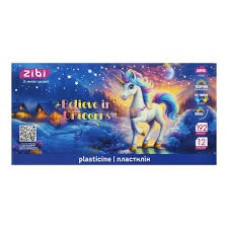Пластилін 12 кол, UNICORN 192г. KIDS Line