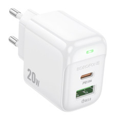 Зарядка Borofone BAS44A PD20WQC3.0 White