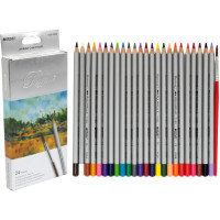 Олівці кол.акварельні Raffine 24кол. "Мarco"