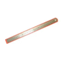 Лінійка металева 30см в блістері