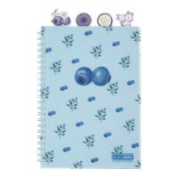 Зошит для записів ARABESKI, А5, 80 арк., клітинка, 4 роздільники, плас