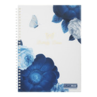 Зошит для записів ARABESKI, B5, 80 арк., клітинка, пластикова обкладин