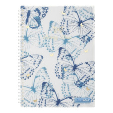 Зошит для записів ARABESKI, B5, 80 арк., клітинка, пластикова обкладин