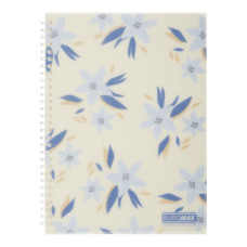 Зошит для записів ARABESKI, B5, 80 арк., клітинка, пластикова обкладин