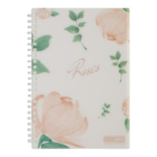 Зошит для записів ARABESKI, А5, 80 арк., клітинка, пластикова обкладин