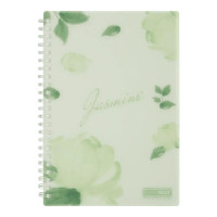 Зошит для записів ARABESKI, А5, 80 арк., клітинка, пластикова обкладин