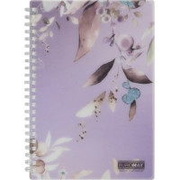 Зошит для записів ARABESKI, А5, 80 арк., клітинка, пластикова обкладин