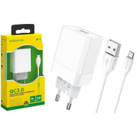 Зарядка USB Borofone BA47A 3A USB QC 3.0
