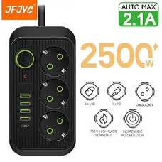 Мережевий Фільтр UA Power F09U 3 розетки 4м4USB