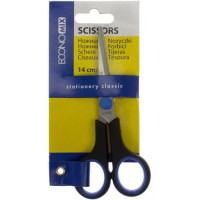 Ножиці 14см.з гум.вст.''Economix''