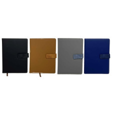 Блокнот на магніті А5136арк.шкірзам "Діловий" 80гм2, кліт., 4кол.1