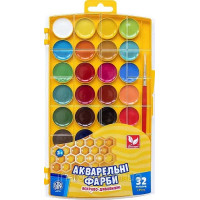 Фарби акварельні медові 32 кольори