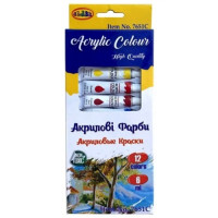 Фарба акрилова в тюбіках 12 кол.6 мл Class