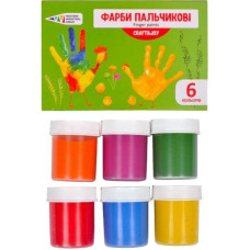 Фарби пальчикові 6 кол. 240мл