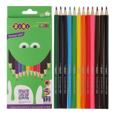Олівеці кольорові 12 кольорів SMART
