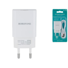 Зарядка Borofone BA20A  White Lightning