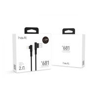 Кабель I-Phone 56 Havit 1m кутовий