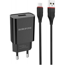 Зарядка Borofone BA20A  micro Black