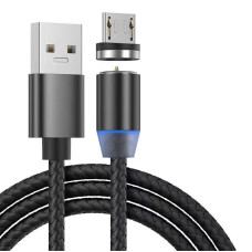 Кабель microUSB HAVIT HV-CB6162 C 1.0m Black Magnetick