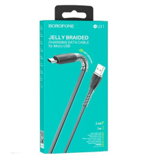 Кабель USB Type-C Borofone BU31 1m Black