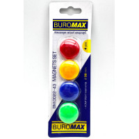 Комплект Магнітів 4х30мм Buromax