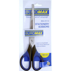 Ножиці 18 см з гум.вставк. Buromax