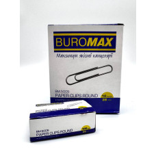 Скріпка Нікельована 28 мм,100шт.Buromax