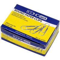 Скріпка кругла 25мм,100шт.Economix
